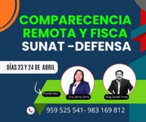 Comparecencia remota y fisca Sunat-Defensa